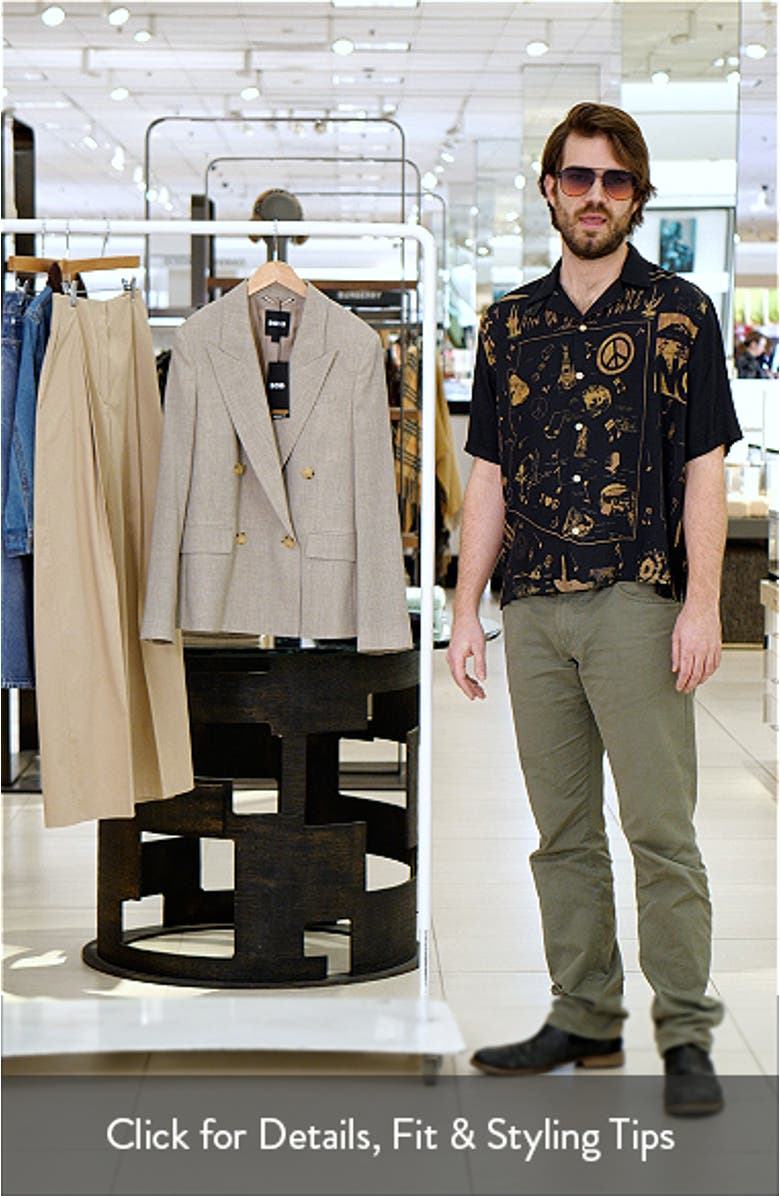 Jaleto Double Breasted Virgin Wool Blazer, sales video thumbnail