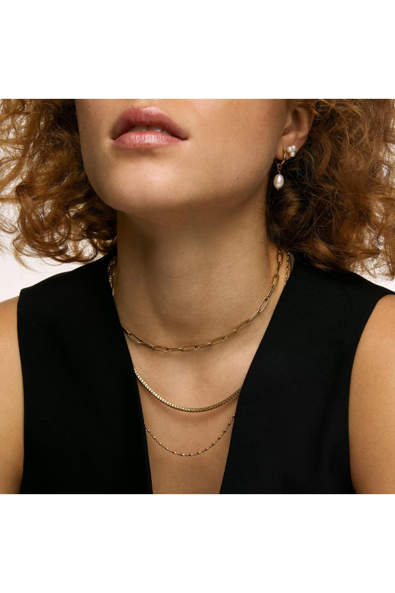 Bermuda Necklace, Alternate, color, Gold
