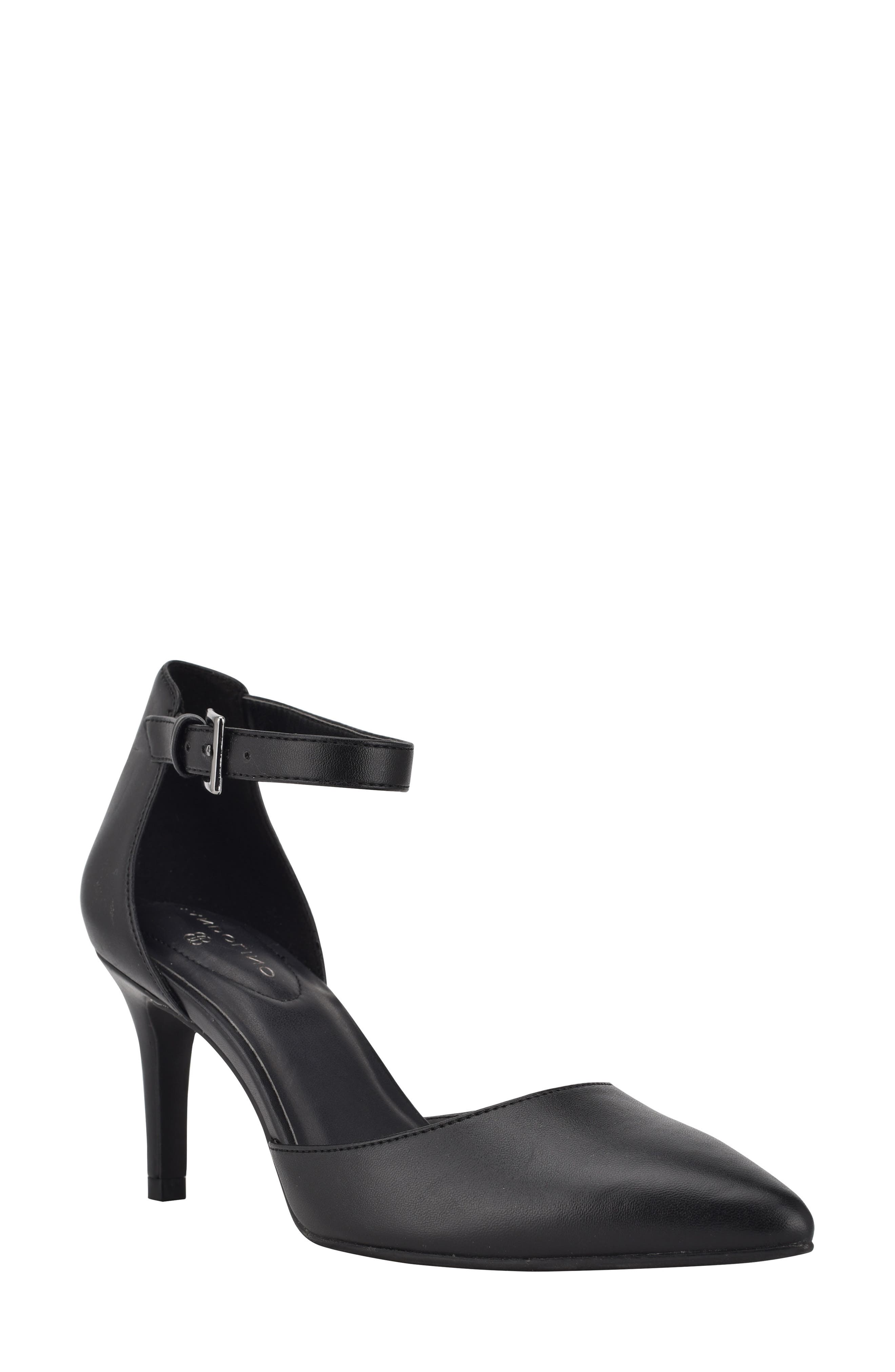 Bandolino Ginata Pointed Toe Ankle Strap Pump