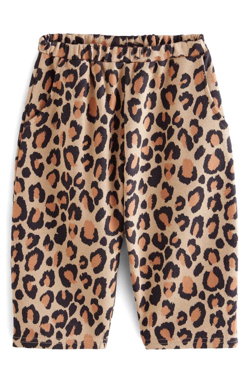 Next Kids' Leopard Print Barrel Pants In Brown