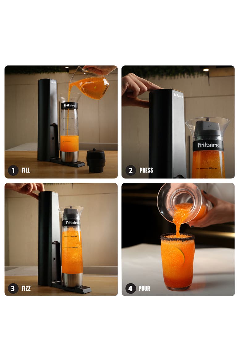Fizze Soda Maker Machine, Alternate, color, Black