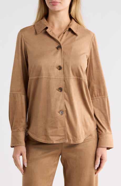 Faux Suede Shirt