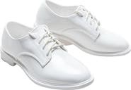 MOUSTACHE Patent Oxford Laced Dress Shoes