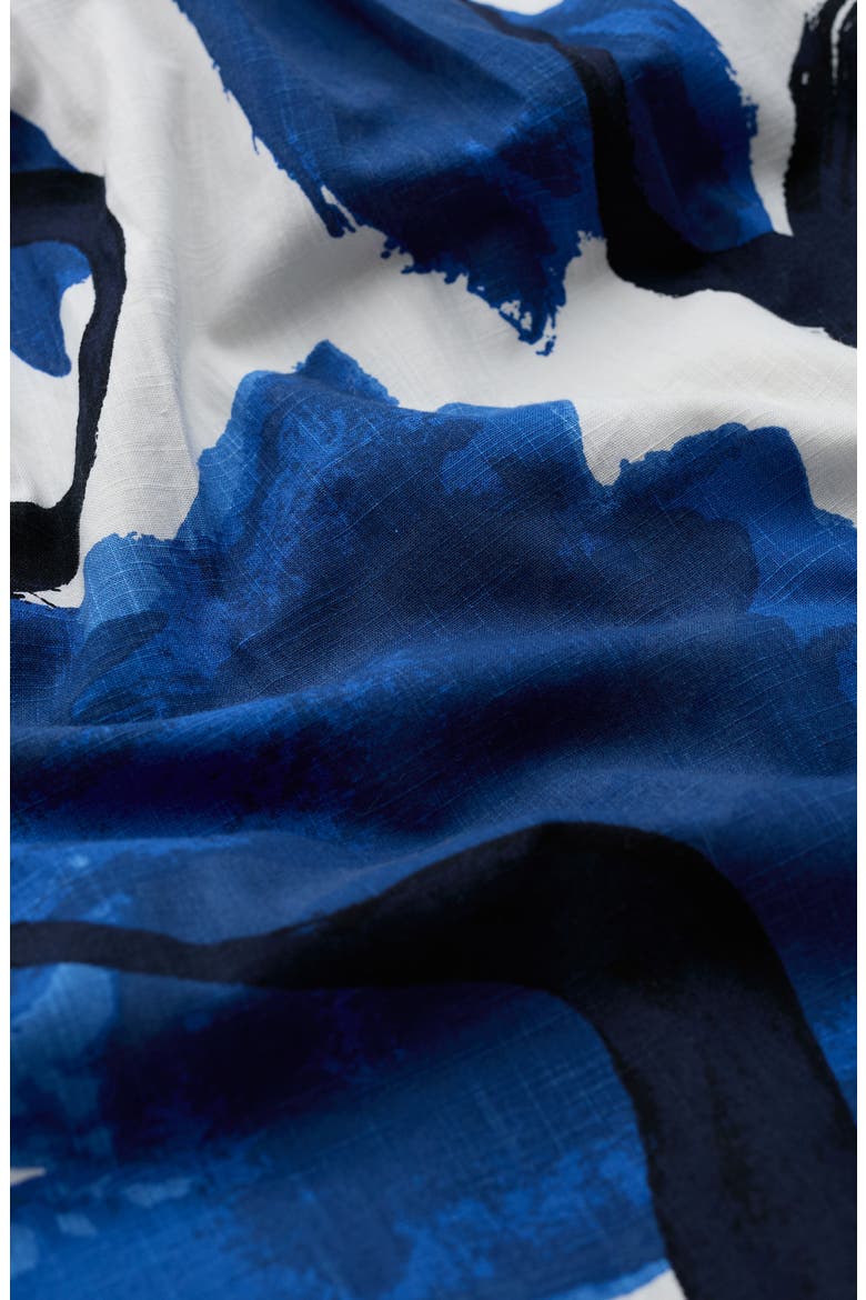 Mevagissey Organic Cotton Midi Skirt, Alternate, color, PAINT CANVAS DARK VOYAGE