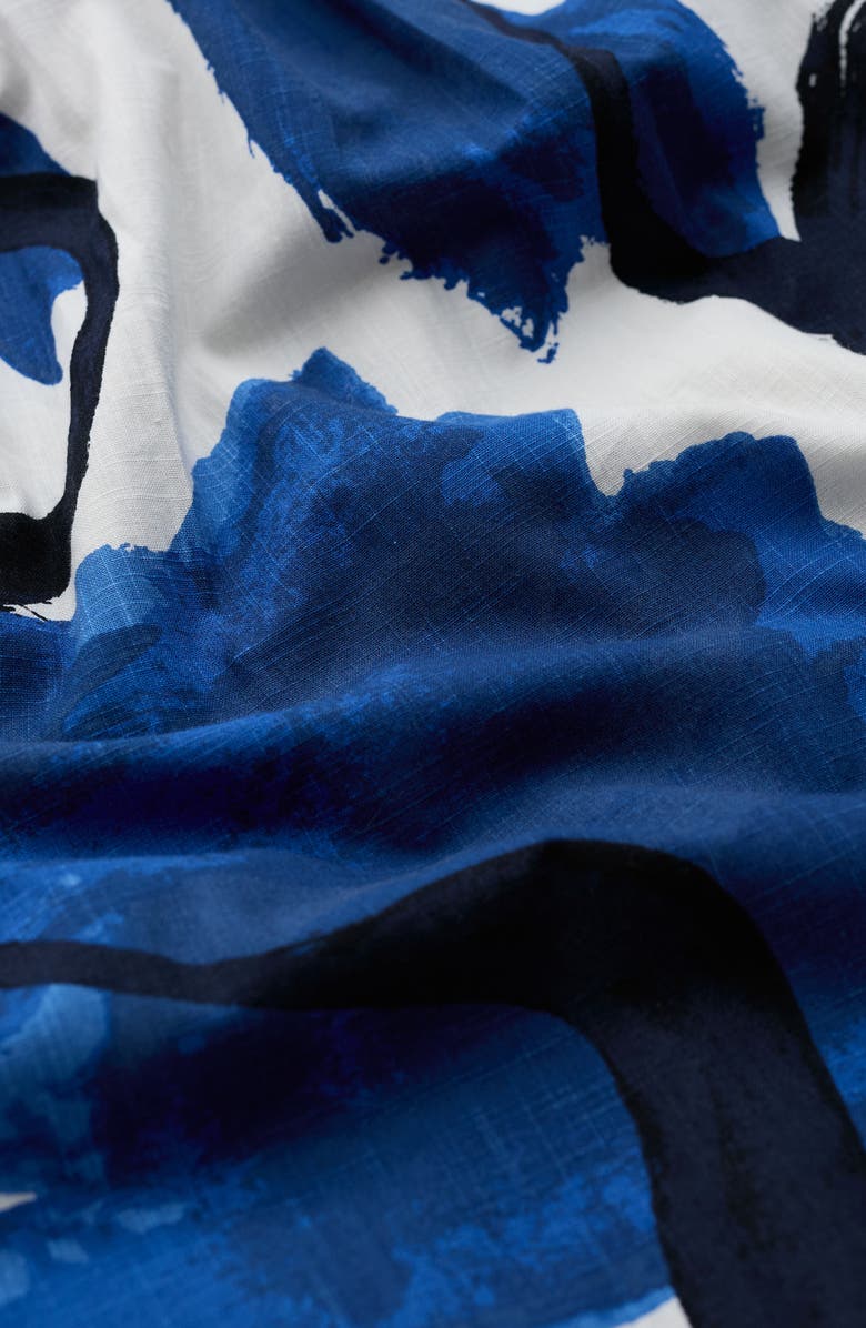 Seasalt Cornwall Mevagissey Organic Cotton Midi Skirt, Alternate, color, Paint Canvas Dark Voyage