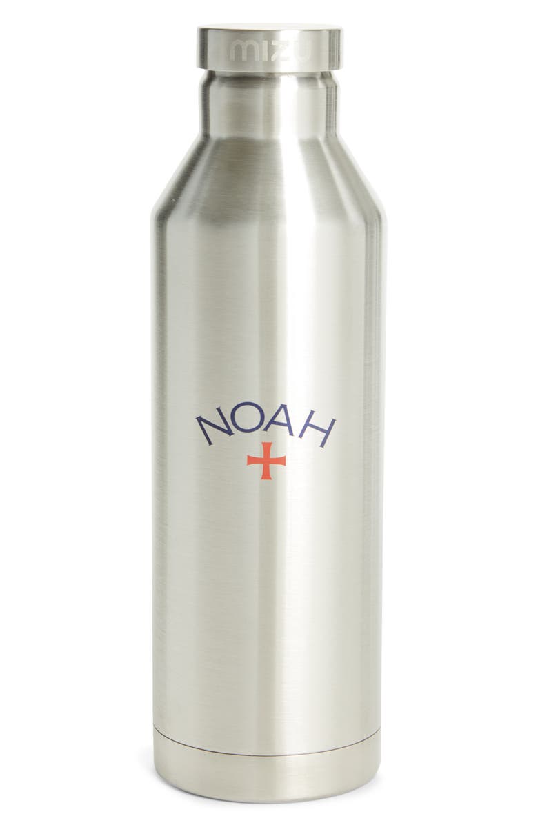 Noah x Mizu Core Logo Stainless Steel Water Bottle, Main, color,
