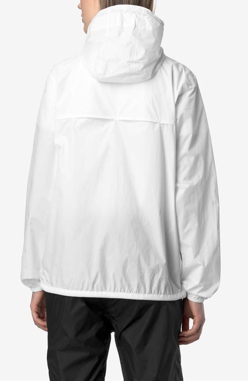 K-way Le Vrai 4.0 Claude Water Repellent Jacket In White