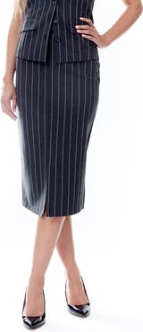 BY DESIGN Kim Ponte Pencil Skirt