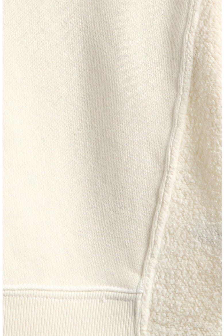 Kids' Cotton Fleece Sweatshirt, Alternate, color, ECRU