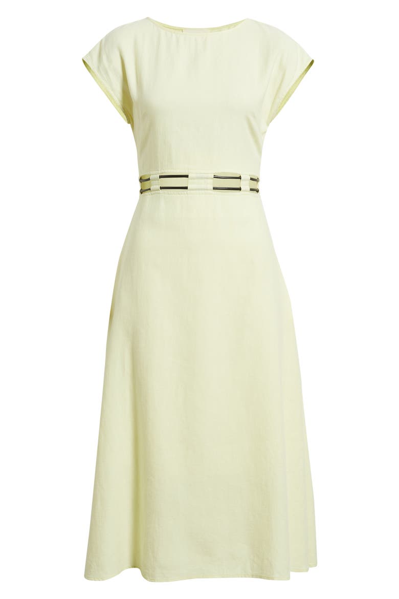 Rosina Flared Maxi Dress, Alternate, color, SAGE GREEN