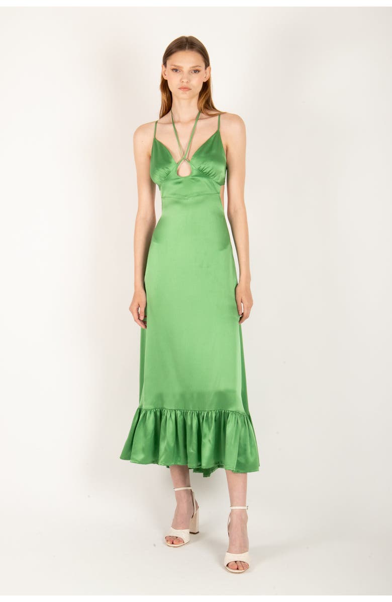 SECRET MISSION Kathleen Dress, Main, color, Kelly Green