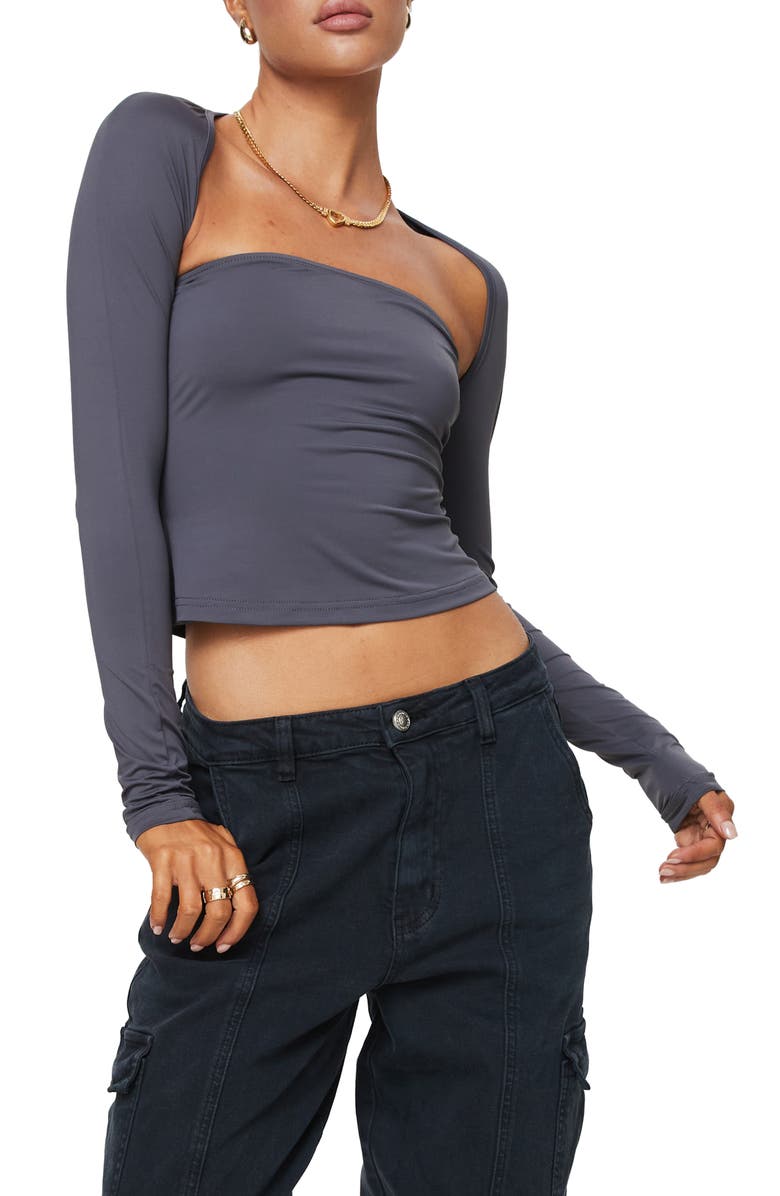 Princess Polly Moran Crop Tube Top & Bolero Set, Main, color,