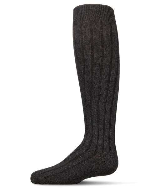 Wide Ribbed Uniform Knee Socks (Big Kid)