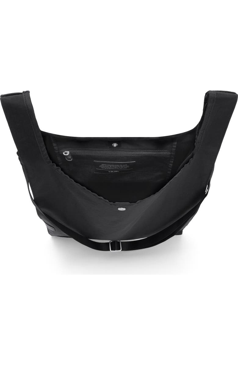 LOJEL NIRU 3 way Tote 15L Convertible Backpack with Shoulder & Crossbody Strap, Alternate, color, All Black