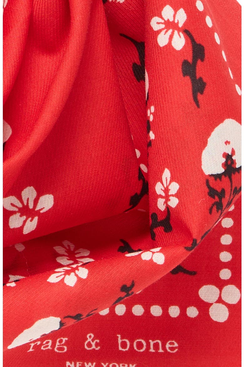 Floral Western Bandana, Alternate, color, RED FLORAL