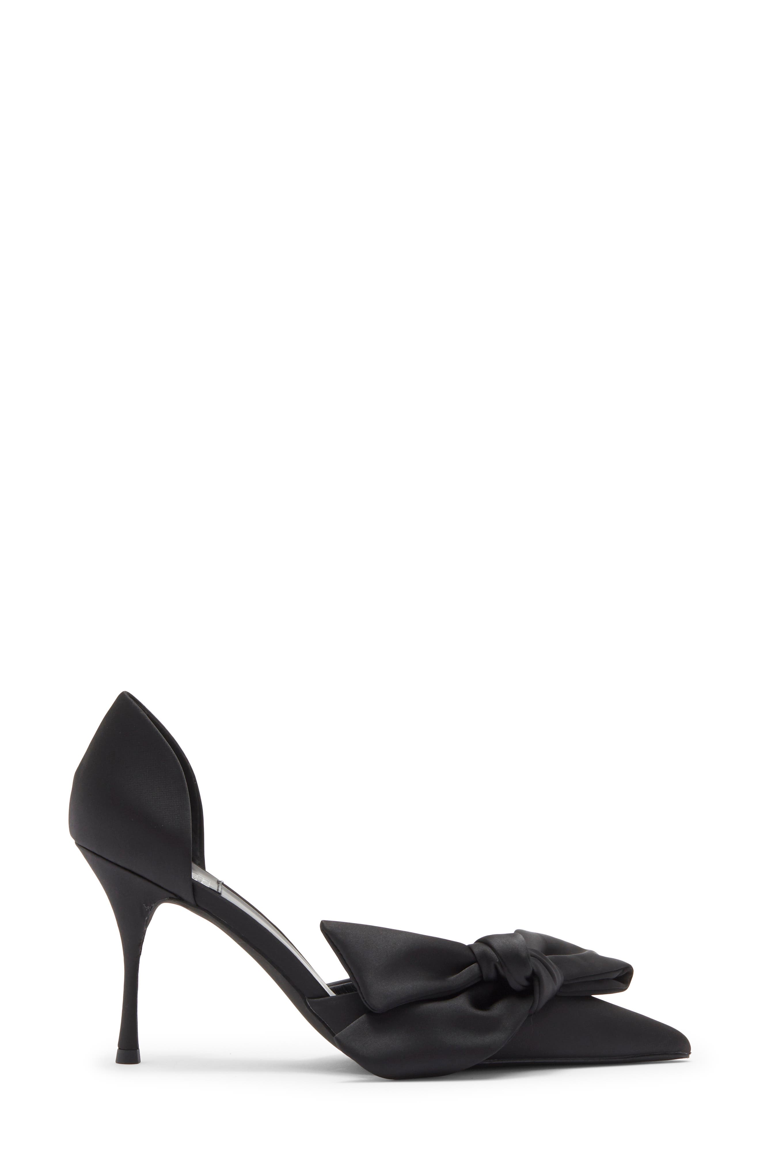 Tiff Pointed Toe Pump, Alternate, color, BLACK SATIN