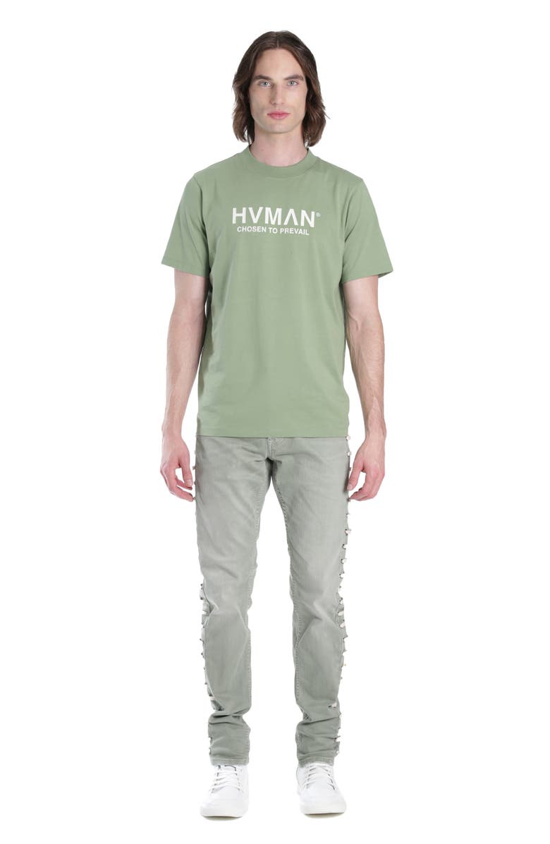 HVMAN Cotton Logo Tee, Alternate, color,