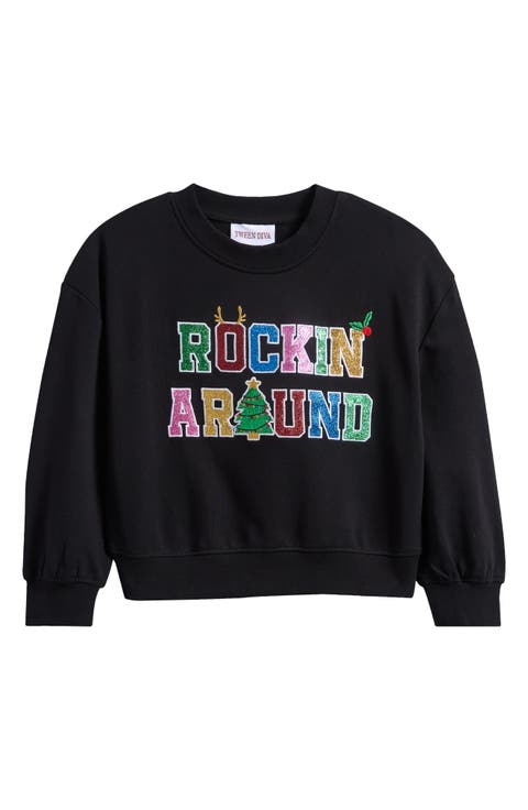 Kids' French Terry Rockin' Sweatshirt (Big Kid)