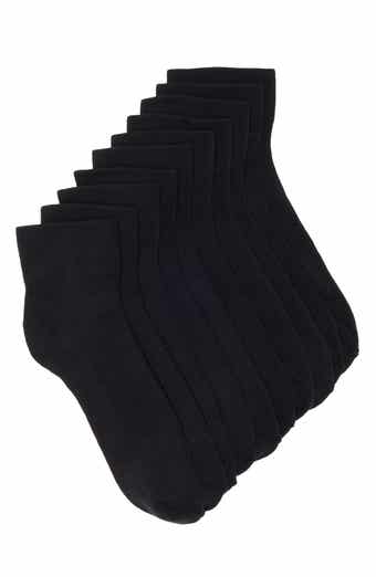 NORDSTROM RACK 5-Pack Pillow Sole Quarter Socks