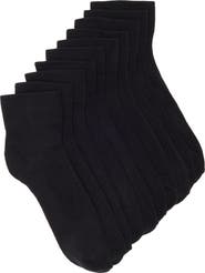 NORDSTROM RACK 5-Pack Pillow Sole Quarter Socks