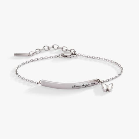 Choose Happiness Inline Bracelet