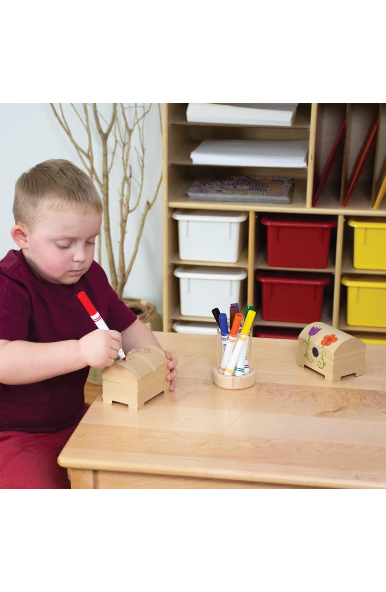 Kaplan Early Learning Company Washable Broad Tip Marker Class Pack - 200 Per Box, Alternate, color, Multicolor