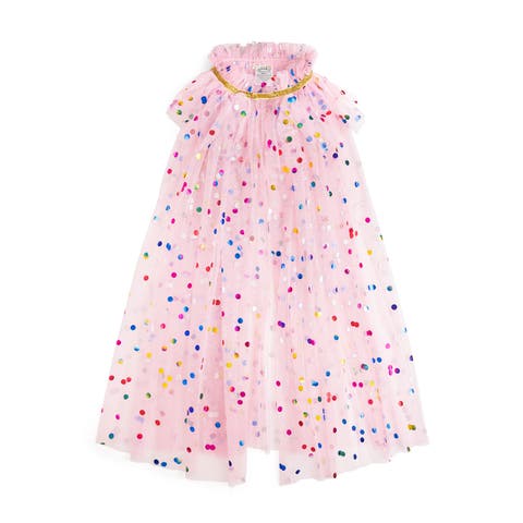 Pink Confetti Cape (Toddler & Little Kid)