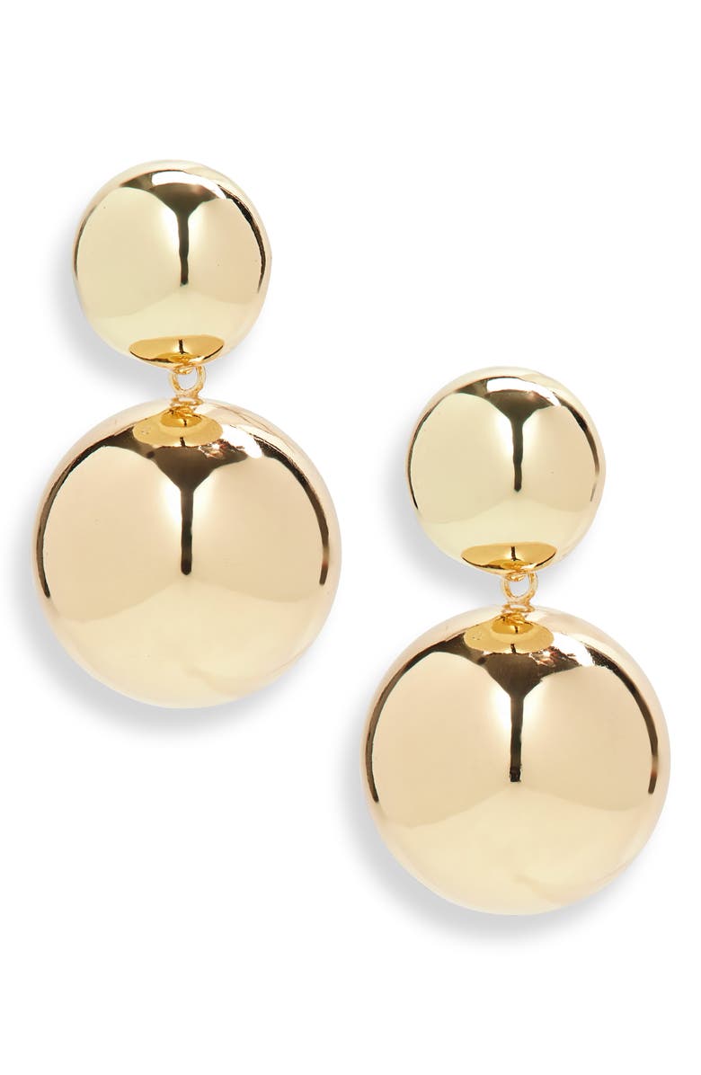 BaubleBar The Classic Statement Drop Earrings, Alternate, color, Gold