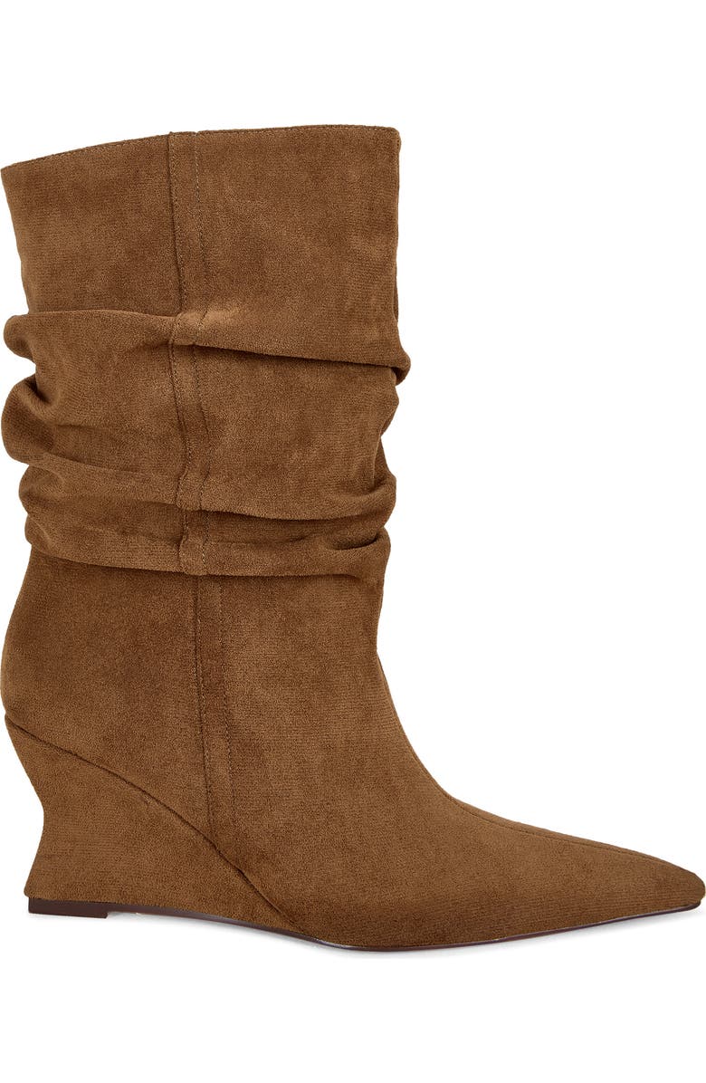 AZALEA WANG Asaf Slouch Shaft Bootie, Alternate, color, Tan