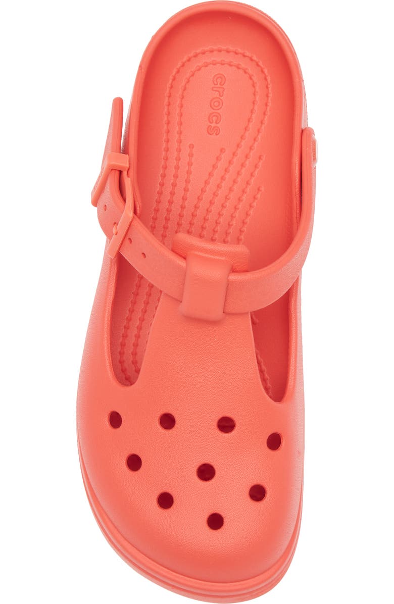 CROCS Gender Inclusive Classic Mary Jane Clog, Alternate, color, Cherry Red
