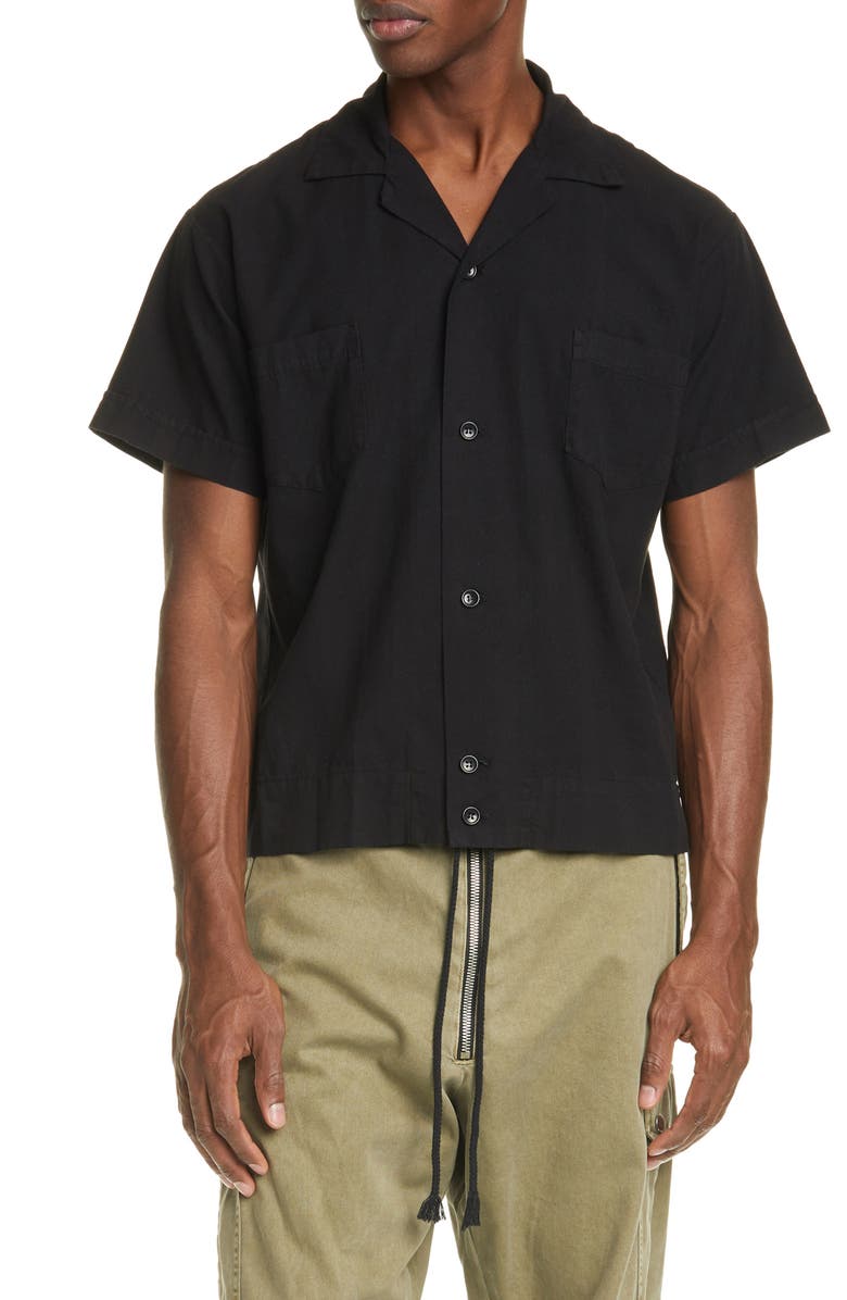 BILLY Los Angeles Butcher Short Sleeve Button-Up Shirt, Main, color,