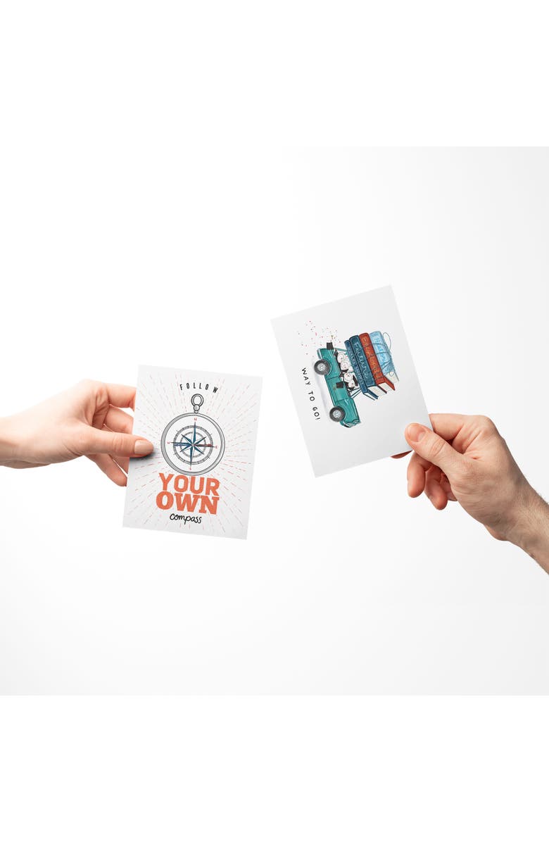 Ramus & Co Celebration/Graduation Greeting Card Pack Sets (3 ct, Assorted) Graduated Owls, Follow Your Own Compass, Bird Migration, Alternate, color, Multi-Pack