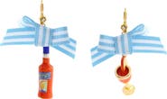 Betsey Johnson Mismatched Cocktail Earrings