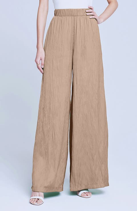 Lillian Pull-On Wide Leg Pants
