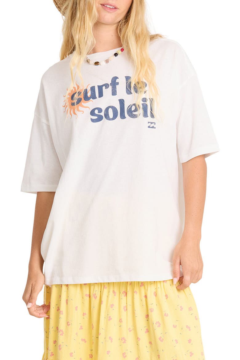 Surf Le Soleil Graphic T-Shirt, Main, color, SALT CRYSTAL
