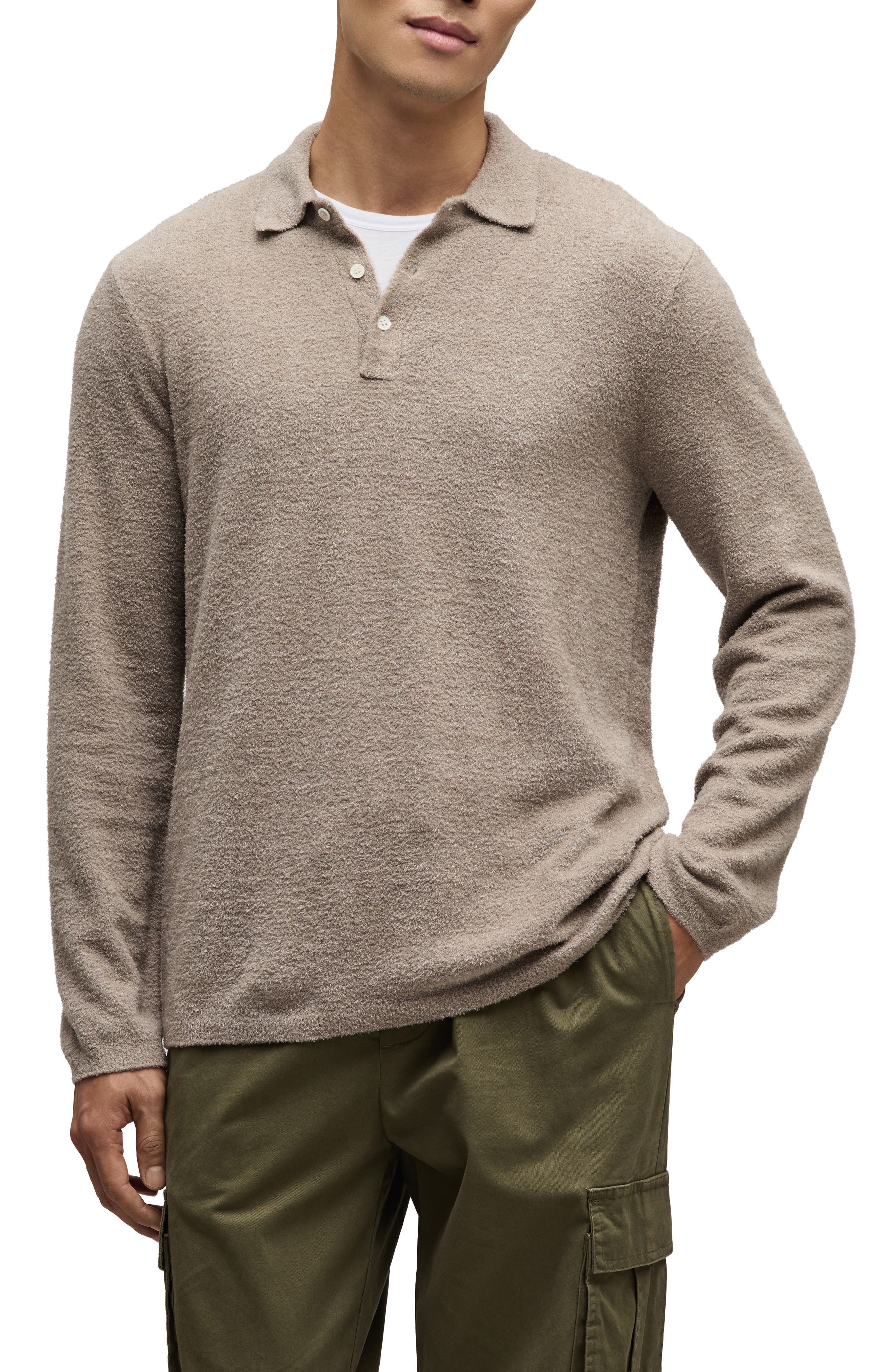 CozyChic Lite Long Sleeve Polo Shirt - image 3