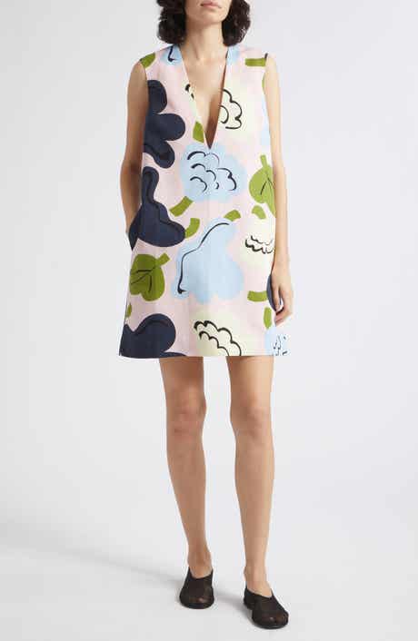 Kiuru Kukasta Kukkaan V-Neck Shift Dress