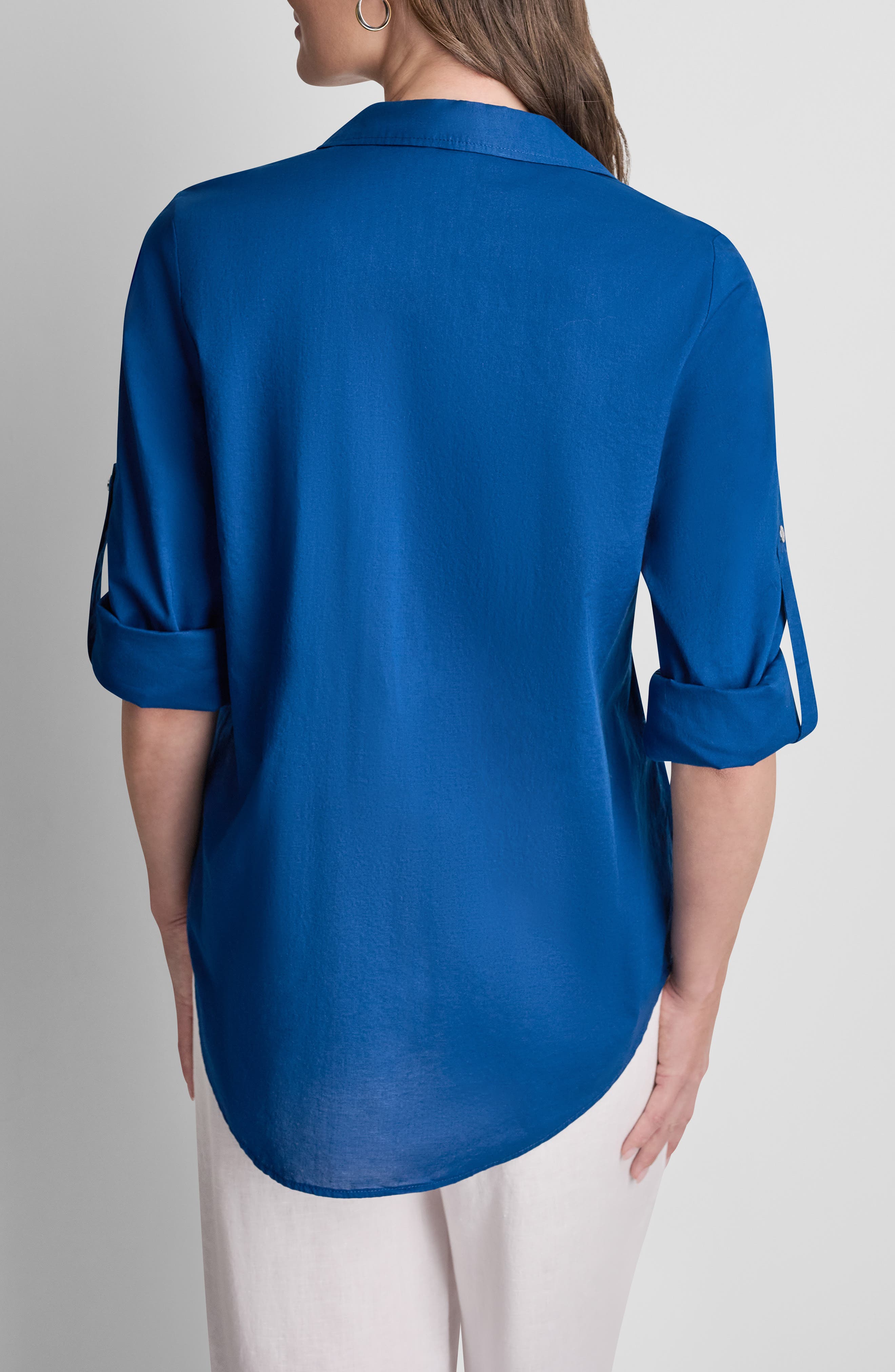 Short Sleeve Roll Tab Shirt - image 4
