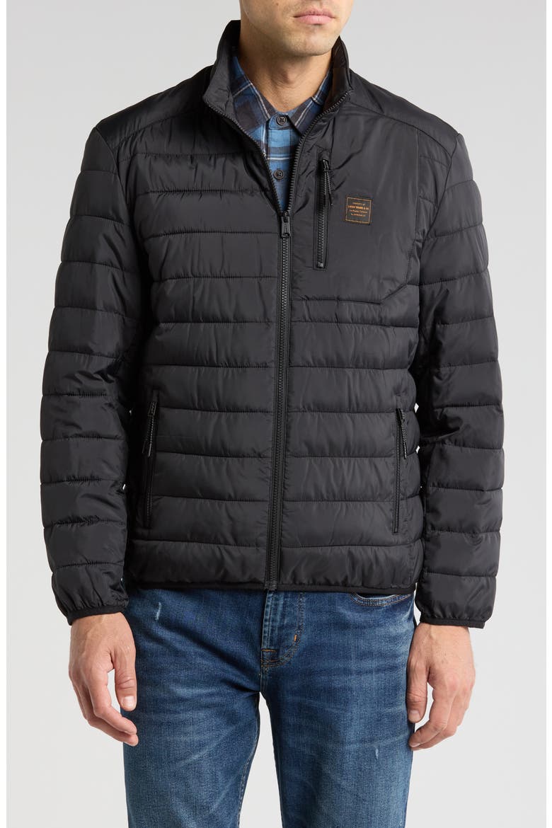 Clarkson Water-Resistant Packable Puffer Jacket, Main, color, BLACK