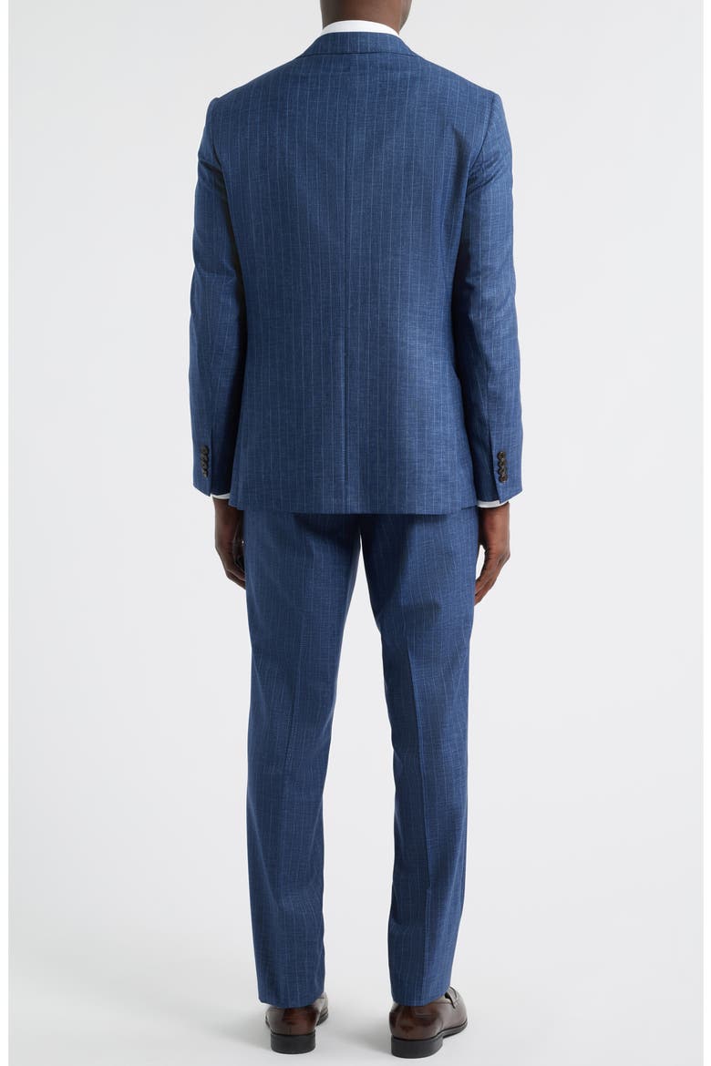 Mason Stripe Wool Siut, Alternate, color, MID BLUE