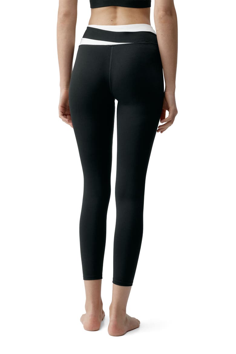 Kate Performance 7/8 Sports Legging, Alternate, color, Black-OffWhite