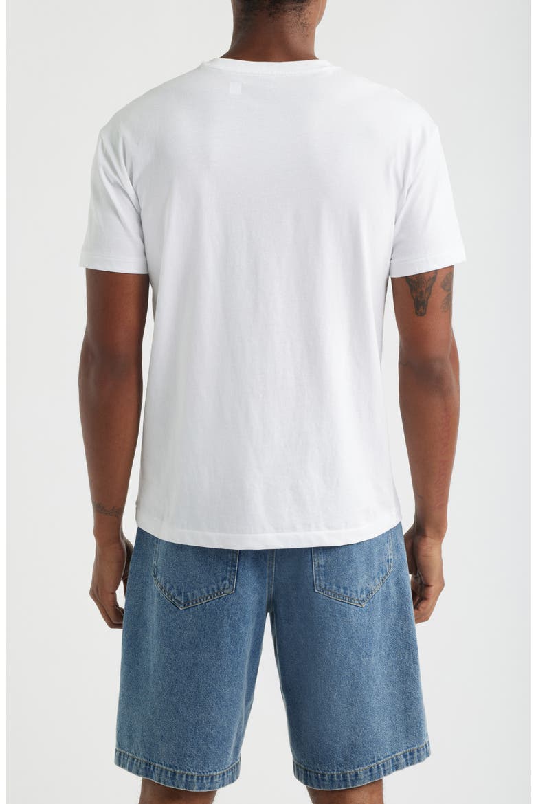 Classic Fit Jersey Crewneck T-Shirt, Alternate, color, WHITE