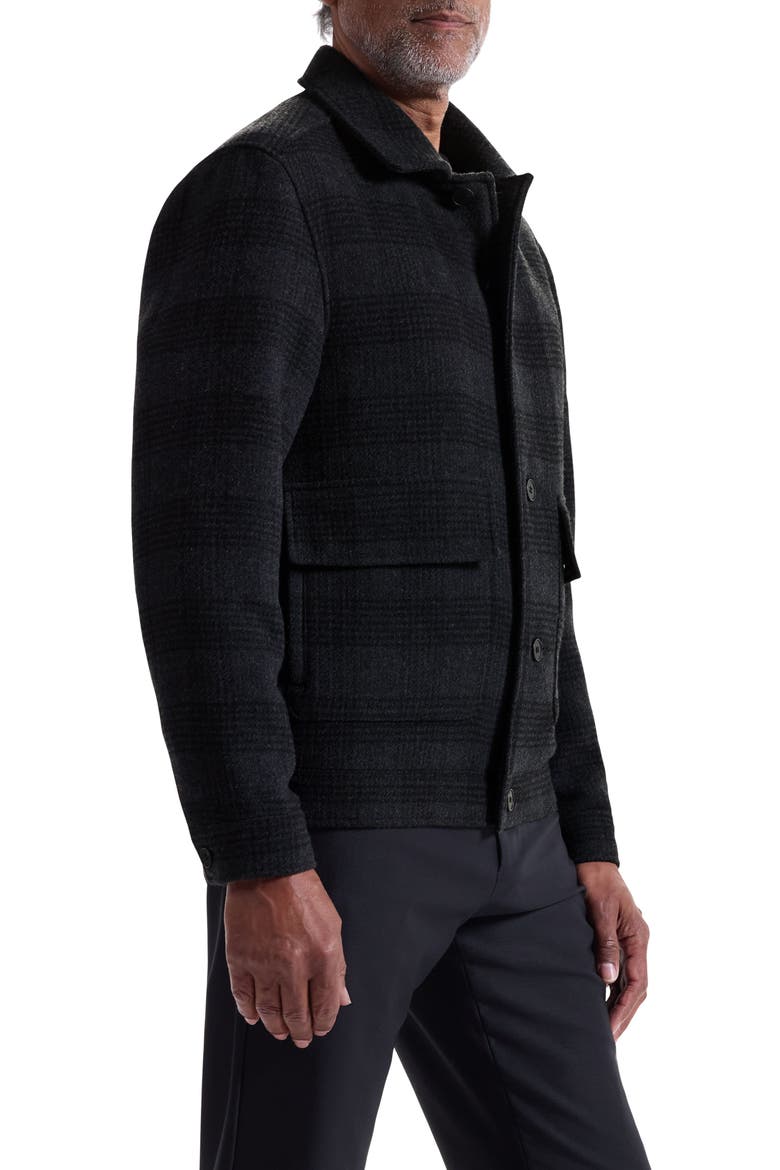 Glen Plaid Jacket, Alternate, color, ANTHRACITE