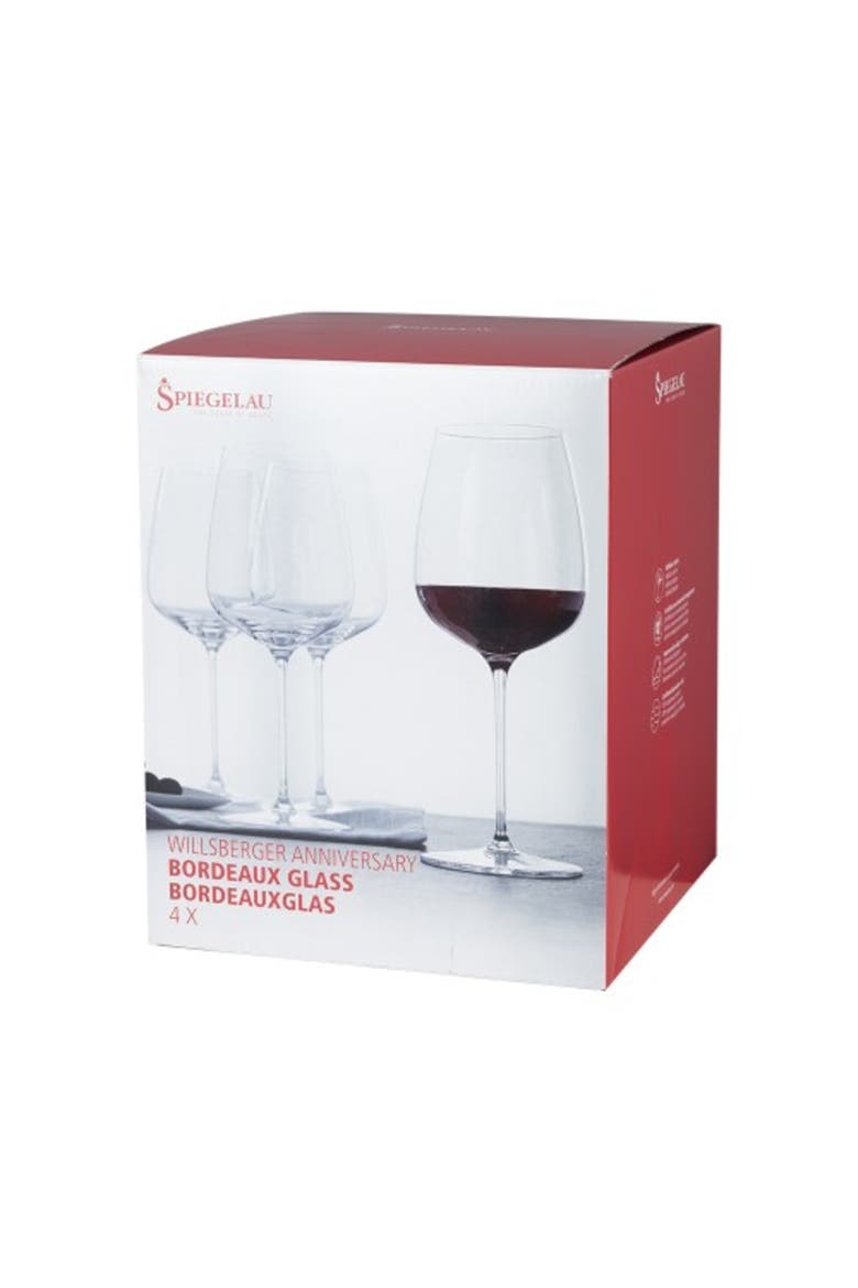Willsberger Bordeaux Wine Glass Set of 4, Alternate, color, Clear