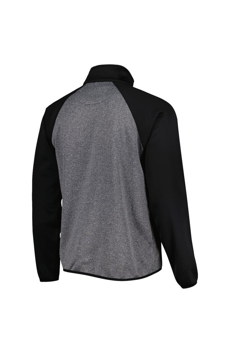 MSX BY MICHAEL STRAHAN Men's MSX by Michael Strahan Gray/Black Washington Commanders Runners Raglan Full-Zip Track Jacket, Alternate, color,