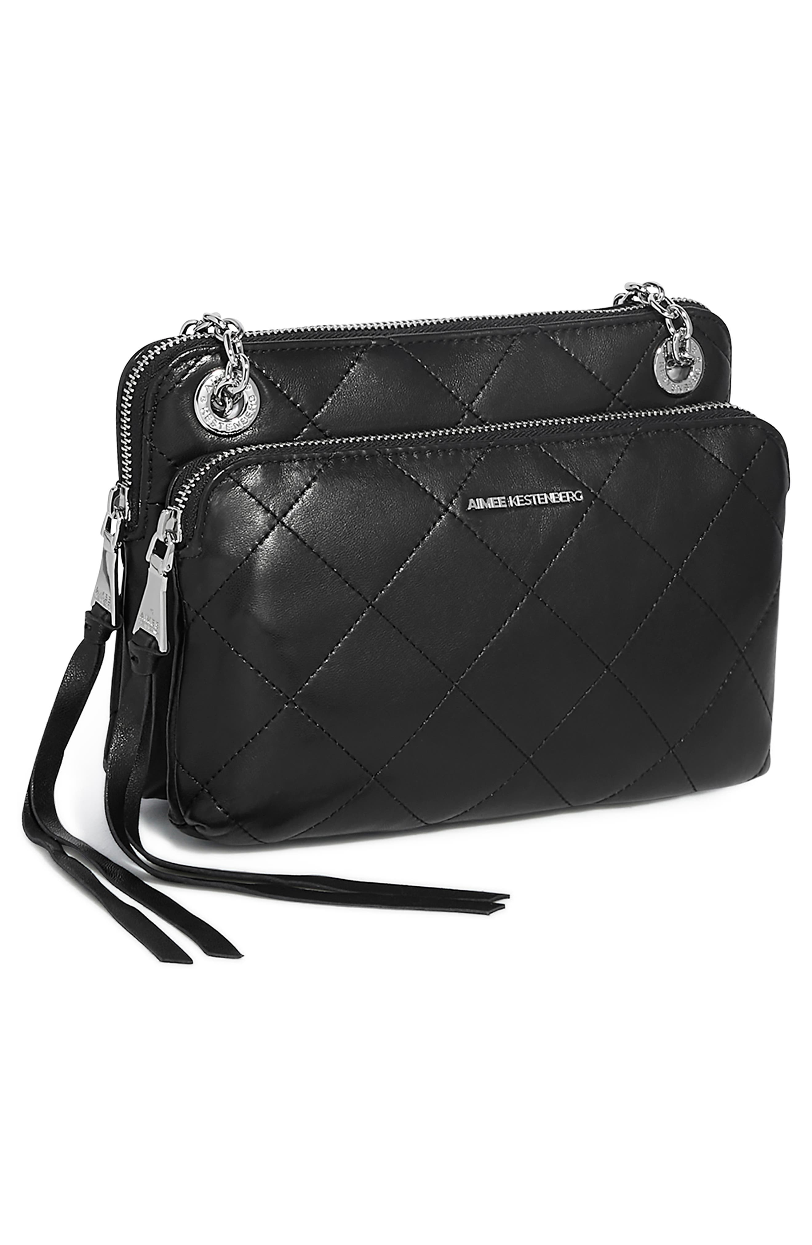 Aimee Kestenberg Maven Quilted Leather Crossbody Bag, Alternate, color, 