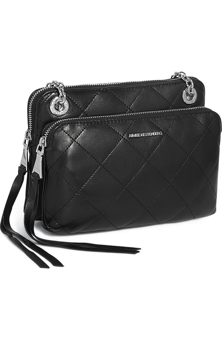 Aimee Kestenberg Maven Quilted Leather Crossbody Bag, Alternate, color,