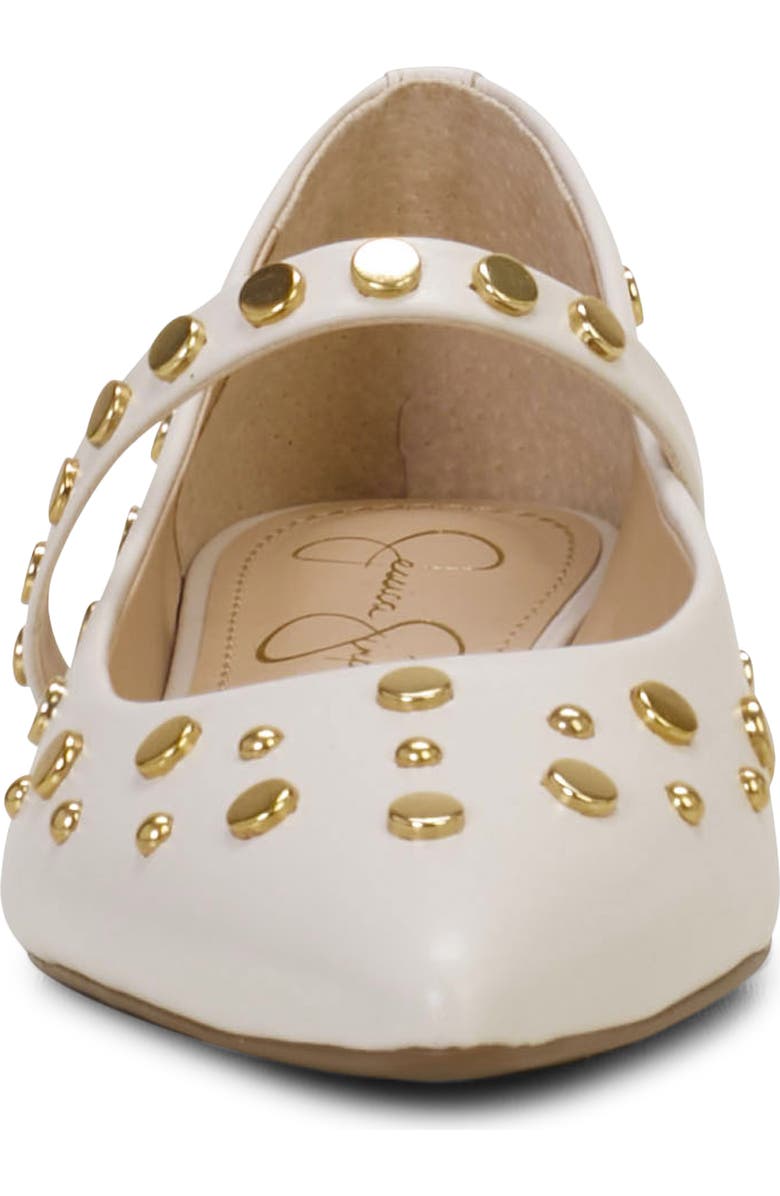 Jessica Simpson Kiann Pointed Toe Flat, Alternate, color, Off White