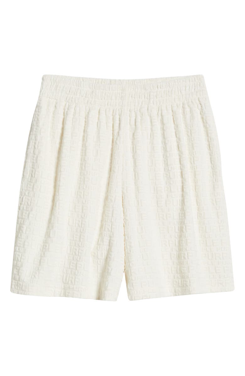 PURPLE BRAND Cotton Terry Blend Pull-On Shorts, Alternate, color, Off White