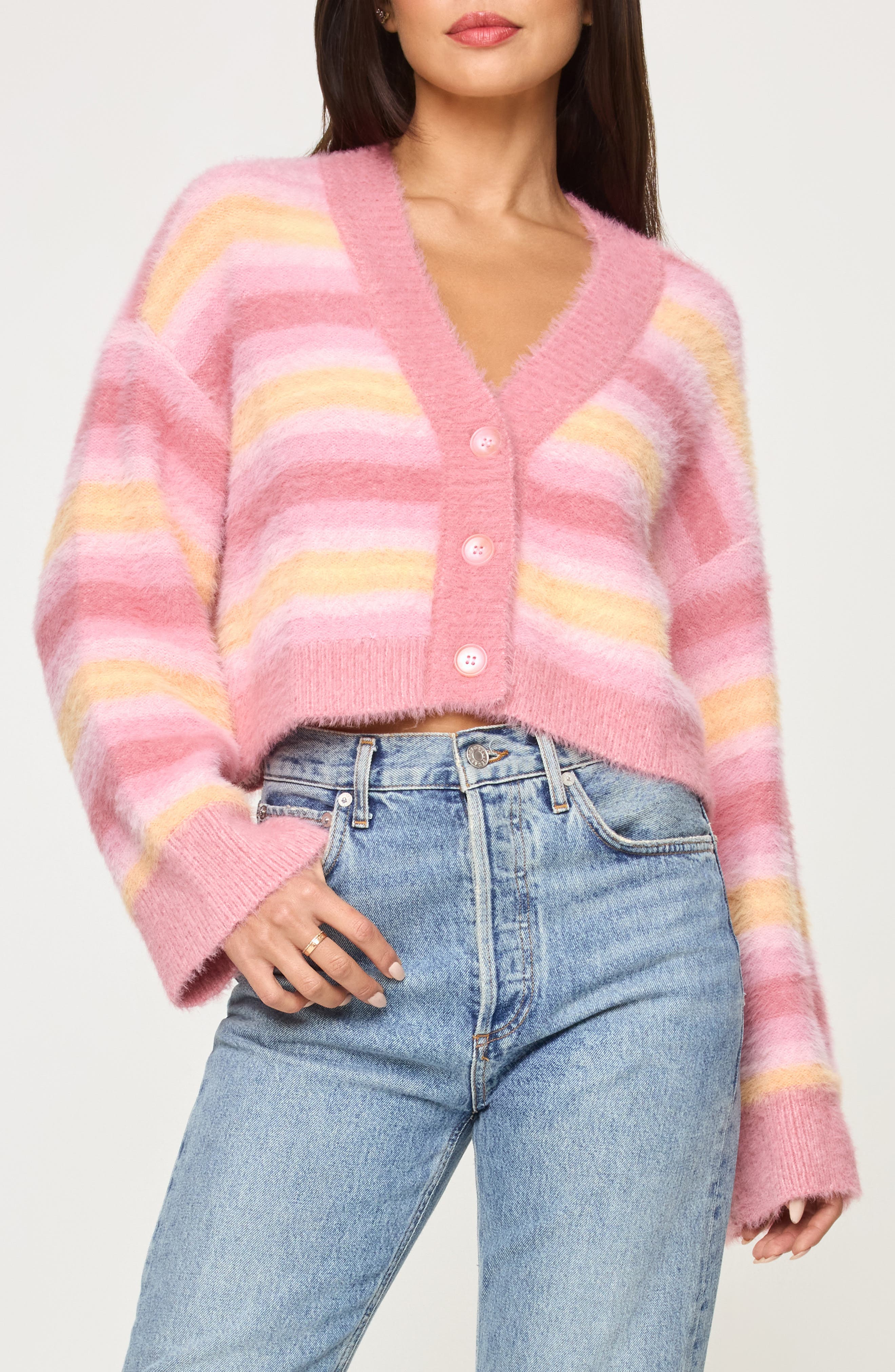 Daybreak Striped Cardigan